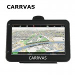 CARRVAS 4.3 touch screen car GPS navigation system 128M DDR 800Mhz CPU with new Europe maps Russia Ukraine Spain