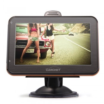 CARCHET 4.3 Inch TFT Touchscreen GPS Navigation FM RAM 128MB 4GB America Map For USA Brazil Chile etc FREE SHIPPING