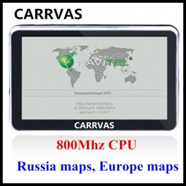 CARRVAS 5 inch 800Mhz CPU Car Gps Navigation Sat Nav, 8G ROM 256M RAM with 2017 maps for Europe Russia Belarus Ukraine KZ