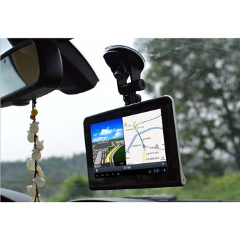 New full HD 1080P 7 inch Touch Screen Android 4.4.2 Car DVR GPS Navigation Wifi FM Parking Dash camera  DDR3 512M 16GB free Maps