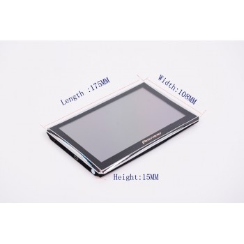 7 inch 800*480 Spain Bluetooth AVIN truck vehicle GPS Navigation MTK win CE 6.0 800Mhz FM DDR3 256M 8GB CE6.0 car gps navigator