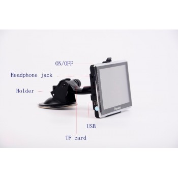 7 inch 800*480 Spain Bluetooth AVIN truck vehicle GPS Navigation MTK win CE 6.0 800Mhz FM DDR3 256M 8GB CE6.0 car gps navigator