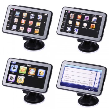 5 Inch Car GPS Navigator FM Transmitter MP3/MP4 Players Mstar 800MHz 8GB Suppor Car GPS Navigator