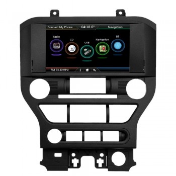 Car Navigation DVD Player 8 Inches Screen with European Map GPS Navigation For Ford For Mustang 2015 2016 2017