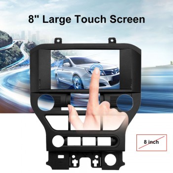 Car Navigation DVD Player 8 Inches Screen with European Map GPS Navigation For Ford For Mustang 2015 2016 2017
