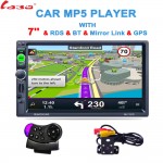 2 Din 7 inch HD GPS Car Navigation 800MHZ FM/8GB/DDR3 2017 Maps For Russia/Belarus Europe/USA+Canada TRUCK Satnav Camper Caravan