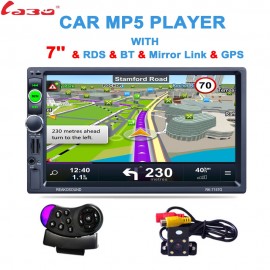 2 Din 7 inch HD GPS Car Navigation 800MHZ FM/8GB/DDR3 2017 Maps For Russia/Belarus Europe/USA+Canada TRUCK Satnav Camper Caravan