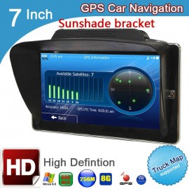 7 inch screen Vehicle bluetooth avin GPS Navigation FM/8GB/256MB Map For Russia/Europe/USA spain truck MTK CE 6.0 car Navigator