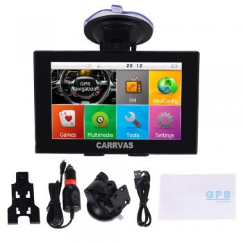 CARRVAS 5 inch Capactive Screen 800Mhz Car Gps Navigation Sat Nav, 8GB with maps for Europe Russia Belarus Ukraine Kazakhstan