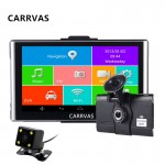 7 inch Android Car GPS navigator MTK8127 Quad Core 1080P Car DVR Recorder Dual Camera WIFI Bluetooth AV-IN Navigation free maps