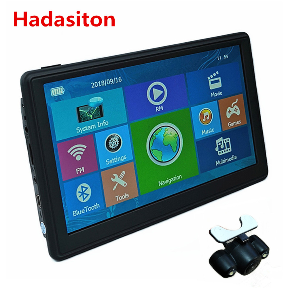 New 7 inch Capacitive Screen Car GPS Navigation SAT NAV CPU800M 8G +free new maps,wireless rearview camera optional
