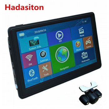 New 7 inch Capacitive Screen Car GPS Navigation SAT NAV CPU800M 8G +free new maps,wireless rearview camera optional