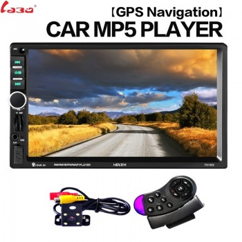 2 Din Car Multimedia Player+GPS Navigation+Camera Map+Frame 7 HD Touch Screen Bluetooth Autoradio MP4 MP5 Video Stereo Radio