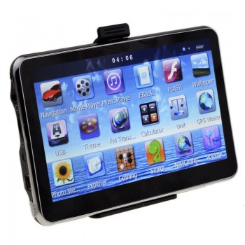 Dual-Core 4.3 inch Touch Sat Nav Car GPS Navigation FM Transmitter Bundle latest free maps
