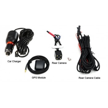 CARRVAS Car GPS Navigation DVR 4G ADAS HD 1080P 7.84 Android 5.1 Dashcam Video Recorder Dual Lens DVR Bluetooth Camera