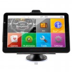 New 7 inch Touch Car GPS Navigation Sat Navigator Bluetooth AV-IN  800mHz CPU 256 RAM 8G ROM 710 free new maps