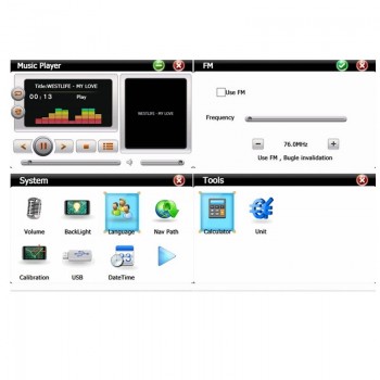 New 7 inch Touch Car GPS Navigation Sat Navigator Bluetooth AV-IN  800mHz CPU 256 RAM 8G ROM 710 free new maps