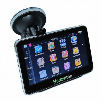 HOT! 4.3 inch Car GPS navigation CPU800Mhz +128MB RAM/4GB ROM+FM Transmitter+ free latest maps