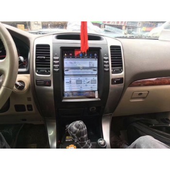 Big screen Vertical Tesla Style Android 7.1 Car DVD Player for Toyota Prado 120 land cruiser 2002- 2009 for Lexus GX470 NAVI IPS