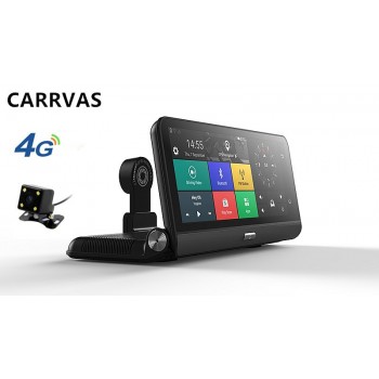 CARRVAS Car GPS Navigation DVR Camera 4G WIFI 7.84 Android 5.1 Registrar Video Dash Cam Recorder with two cameras