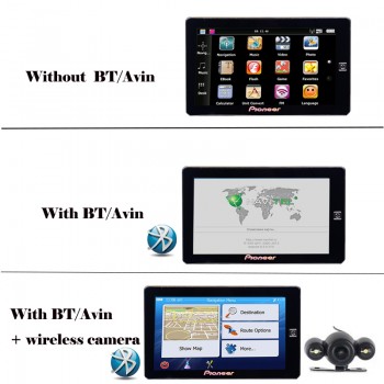 7 inch HD Car GPS Navigation FM 8GB/256M DDR/800MHZ Map Free Upgrade Spain/ Europe/USA+Canada/Israel Truck gps Sat navigator