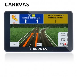CARRVAS 7 inch Car GPS Navigation screen FM 800Mhz Vehicle Truck GPS Car navigator Europe Sat nav Lifetime Map