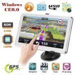 X8 7 Inch Touch Screen Ultra Thin Car Truck GPS Navigation System Portable 8GB GPS Navigator Vehicle GPS Accessories