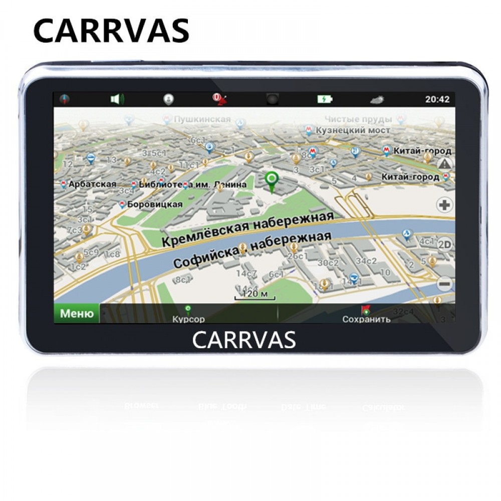 5 car GPS navigation with FM transmitter 800Mhz CPU 128M DDR built-in 4GB with New Europe Russia Lifetime Free Map