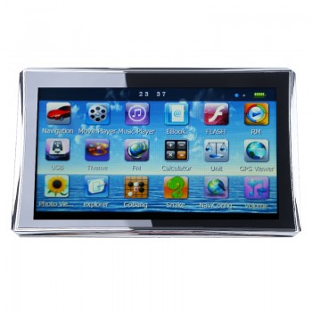 New 7 inch HD TouchScreen TFT Car GPS Navigation Navigator 128MB RAM 4GB+ Free Maps