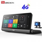 4G Car GPS DVR Camera 8.0 IPS Touch Android 5.1 WIFI Video Recorder Dash Cam FHD 1080P Dual Lens Registrar Parking Monitoring