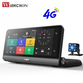 4G Car GPS DVR Camera 8.0 IPS Touch Android 5.1 WIFI Video Recorder Dash Cam FHD 1080P Dual Lens Registrar Parking Monitoring