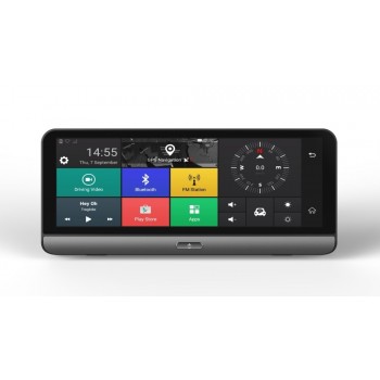4G Car GPS DVR Camera 8.0 IPS Touch Android 5.1 WIFI Video Recorder Dash Cam FHD 1080P Dual Lens Registrar Parking Monitoring