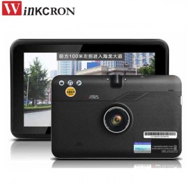 Car Dash Cam DVR Camera 7 Touch GPS Navigation Android 4.42 Built in 16GB DVR Digital Video Recorder WiFi Free Map