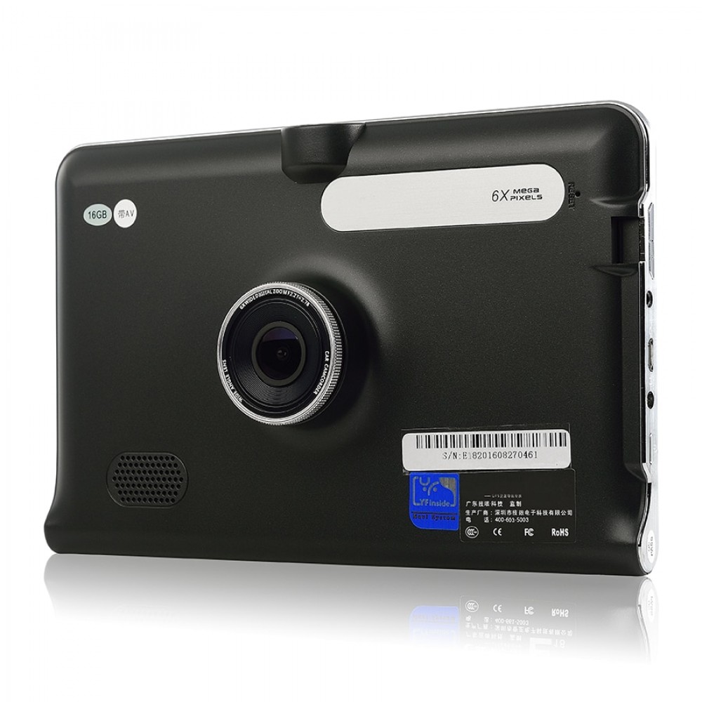 Udricare 7 inch GPS Android WiFi Car Truck GPS Navigation DVR Video Recorder FM Transmit Internet Google Play Tablet Pad GPS DVR