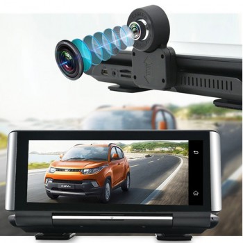 E-ACE Car DVR GPS 4G Navigation Tracker 6.86 Android 5.1 Car Camera WIFI 1080P ADAS Video Recorder For Car Tourism Navigators