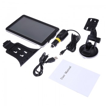 7 Touch Screen Car Truck GPS Navigator 800MHZ FM Transmitter MP3/MP4 Player North/South America Europe 8GB USB 2.0 TFT
