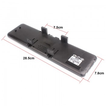 iaotuGo Rear View Mirror car GPS, 4.3 inch MTK navigator, wince 6.0 , bluetooth, AV-in , FM,4G, free maps and free shipping