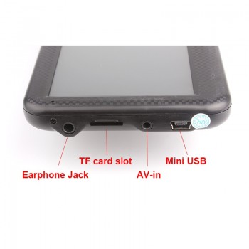 iaotuGo Rear View Mirror car GPS, 4.3 inch MTK navigator, wince 6.0 , bluetooth, AV-in , FM,4G, free maps and free shipping
