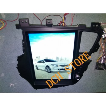 12.1  Vertical  big Screen Tesla Style Android Car DVD GPS Navigation Player for KIA Optima KIA K5 2010-2013 auto manual AC