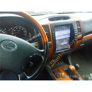 Tesla Style Android Car DVD Player for Toyota Prado 120 land cruiser 2002 2003 2004 2005 2006 2007 2008 2009 Lexu s GX470 GX 470