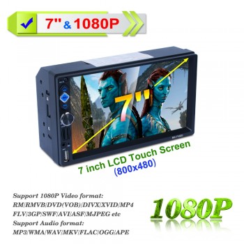 Hot Reverse Camera+GPS map 72 Din Car GPS Navigation Stereo DVD Player Bluetooth iPod Radio FM AM Receiver MP3 Indash Head Unit