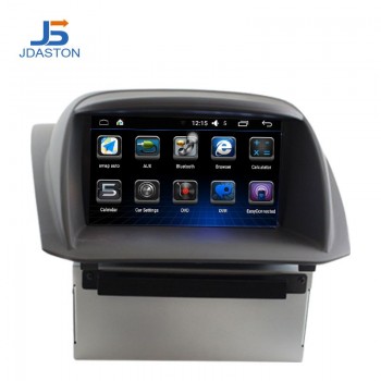 JDASTON Android 6.0 Car DVD Player For Ford Fiesta Multimedia Radio GPS Navigation Stereo Headunit WIFI Autoaudio Steering Wheel