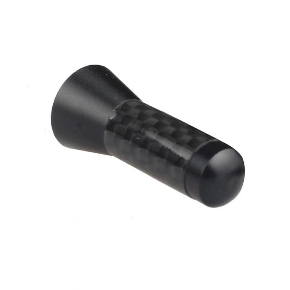 Universal Car Accessory Radio FM AM Signal Short Carbon Fiber Antenna 3.5cm@11107