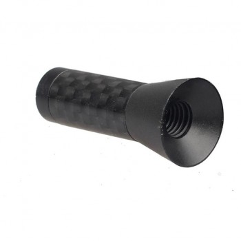Universal Car Accessory Radio FM AM Signal Short Carbon Fiber Antenna 3.5cm@11107