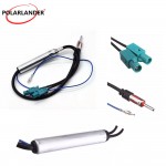 New 17.7 Antenna Fakra Radio Signal Amplifier  For V/W for A/udi Booster AMP to DINReplacement Exterior Parts