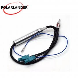 New 17.7 Antenna Fakra Radio Signal Amplifier Booster AMP to DIN For VW/Audi Replacement Exterior Parts Polarlander