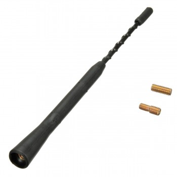 New 9 Replacement Car Radio Stereo Aerial Bee Sting Mast Antenna Black + 2 Screws