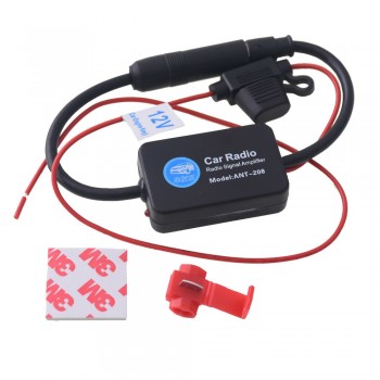 Universal Car Radio Aerials Auto Car FM Antenna Amplifier Signal Amp Booster 12V Radio FM for Car Boat