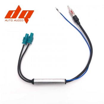 Car Special Antenna Fakra Radio Signal Amplifier Booster AMP to DIN For VW Audi Replacement Exterior Parts Aerials Two Way