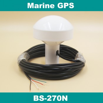 12V,GPS receiver,RS232,RS-232,boat marine GPS receiver antenna with module,Mushroom-shaped case,4800 baud rate,BS-270N